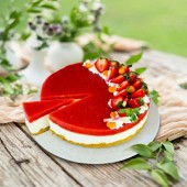 Cheesecake cu capsuni